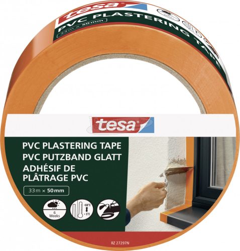 tesa PVC Putzband 55487-00000-01 Pucolószalag Narancs 33mx50mm 1db 55487-00000-01