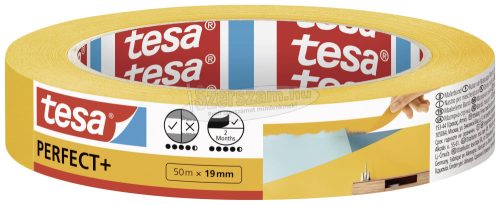 tesa Perfect+ 56536-00000-00 Festő védőszalag Sárga 50mx19mm 1db 56536-00000-00