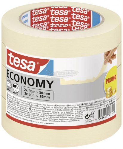 tesa Economy 55318-00000-04 Festő védőszalag Fehér 1 készlet 55318-00000-04