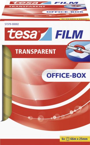 tesa OFFICE-BOX 57379-00002-01 tesafilm Átlátszó 66mx25mm 6db 57379-00002-01