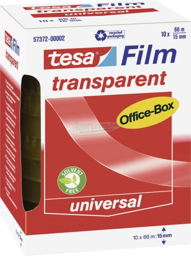 tesa OFFICE-BOX 57372-00002-01 tesafilm Átlátszó 66mx15mm 10db 57372-00002-01