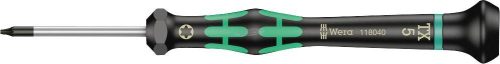 WERA 2067 TORX csavarhúzó TORX csavarokhoz elektronikus alkalmazásokhoz, TX1x40mm 05118035001