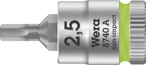 WERA 8740 A Zyklop rátűzőkulcs, 1/4"-os meghajtó, 2,5x28mm 05003331001