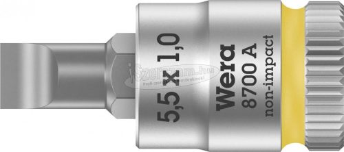 WERA 8700 A FL Hornyolt csavarok Zyklop Rátűzőkulcs, 1/4" meghajtó, 1x5,5x28mm 05003321001