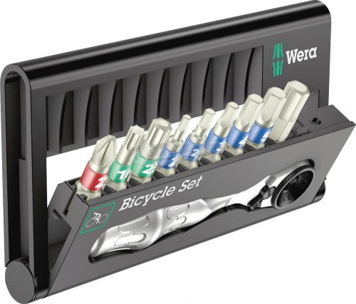 Wera Bicycle Set 9 Bit készlet Phillips, TORX, Belső hatlap, Külső négylap 05004177001