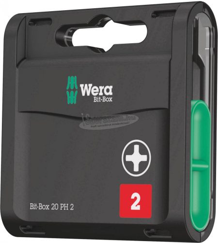 WERA Bit-Box 20 PH, PH2x25mm, 20 részes Bit készlet 05057750001