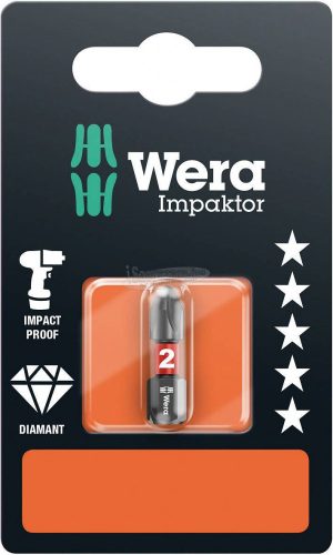 WERA 851/1 IMP DC SB Impaktor bit, PH2x25mm 05073916001