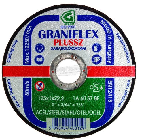 Gránit vágókorong 300x3.2x32 1A30S7BF 100m/s (Graniflex Plussz) 40051