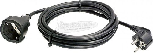 AS SCHWABE Áram Hosszabbítókábel 5m H05VV-F 3G 1,5 mm² IP20 50512