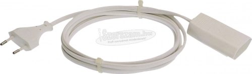 AS SCHWABE Áram Hosszabbítókábel 3m H03VVH2-F 2X 0,75 mm² IP20 50131