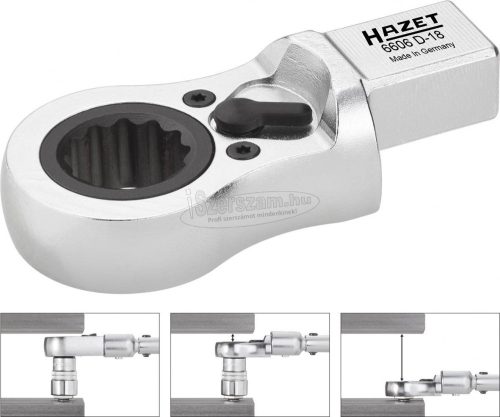 HAZET 6606D-18 Plug-in racsnis kulcs