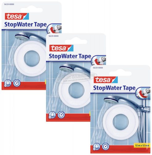 TESA STOP WATER 56220-00500-02 Repair tape Fehér (H x Sz) 12 m x 12mm 3 db